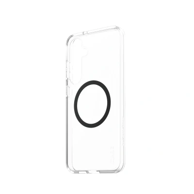 Afbeelding van CARE by PanzerGlass Flagship Case Transparant Urban Combat w. Zwart QI Module Samsung S25 Plus