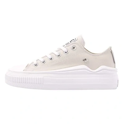 Afbeelding van British Knights KAYA FLOW Sneakers laag, Dames, Maat: 37, Beige Katoen