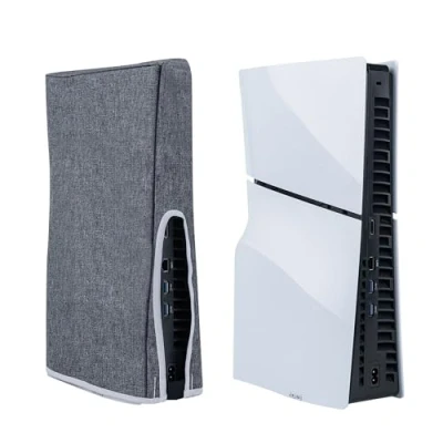 Afbeelding van Mcbazel PS5 Slim Dust Cover Anti Scratch Protective Dustproof for Playstation 5 Digital/Disc Game Console Gray