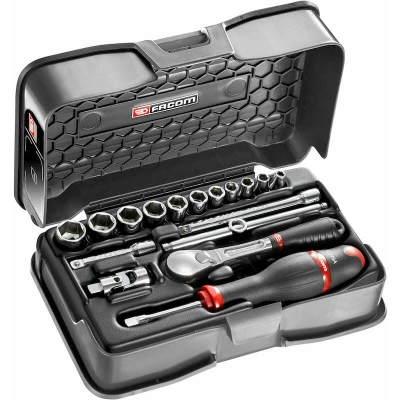 Afbeelding van Facom doppendoos 1/4&quot;; 6 k inch RL.161 17 stuks 2P6U