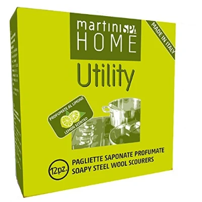 Afbeelding van Martini SPA Utility Steel Wool Soaped Pads en Spiral Scourer, meerkleurig, één