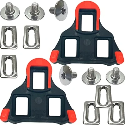 Afbeelding van SHIMANO SPD SL Racefiets Road schoenplaten Cleats voor klikpedalen (SH 10 Fixe Mode rood)