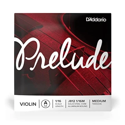 Afbeelding van D&#039;Addario Prelude Viool Single A String, Schaal 1/16, Medium Spanning