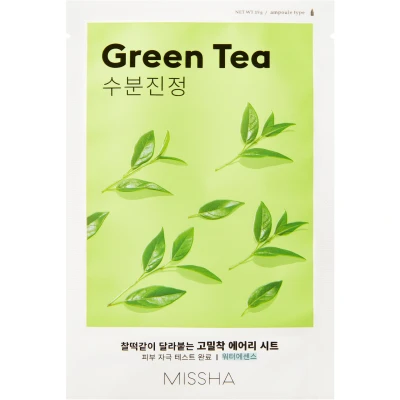 Afbeelding van Missha Airy Fit Sheet Mask (Green Tea) Gezichtsmasker
