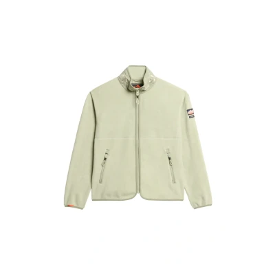 Afbeelding van Superdry Vrouwen Active Fleece met Volledige Rits Groen Grootte: 36