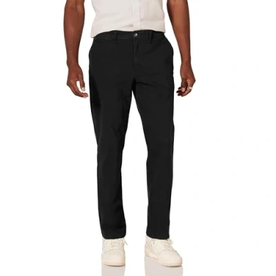 Afbeelding van Amazon Essentials Heren Slim Fit Casual Stretch Khaki Broek, Zwart, 30W/30L