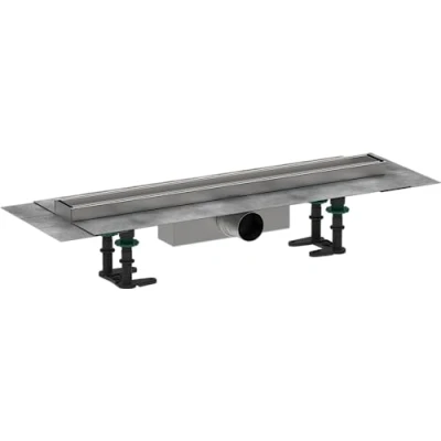 Afbeelding van hansgrohe RainDrain Compact 56175000 Douchegoot 600 betegelbaar voor standaardinstallatie, complete set
