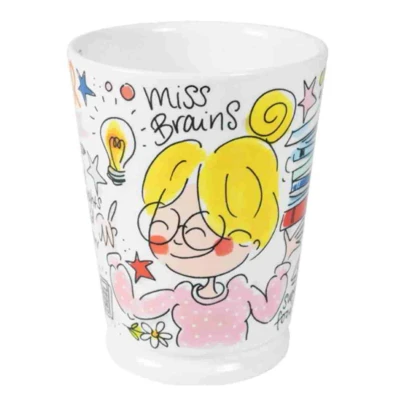 Afbeelding van Blond Amsterdam mok Miss Brains (500 ml)