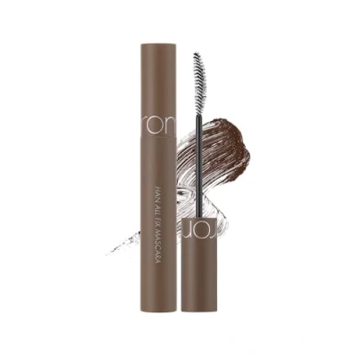 Afbeelding van rom&amp;nd HAN ALL FIX Mascara 03 Long Hazel, intense lengte, vochtbestendig, clump vrij, langhoudend, volumizing, buildable &amp; lichtgewicht, direct volume en geen flakking, dagelijkse make up,