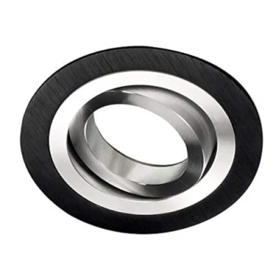 Afbeelding van 1 stuk wonderlamp inbouwspot, klassiek, rond, met GU10 fitting, hoek 30, 230 V, diameter 9,3 x 2,5 cm, zwart