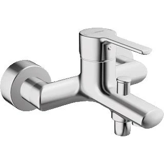 Afbeelding van Hansa ronda badkraan met omstel koppelingen hoh 15cm chroom 03742173