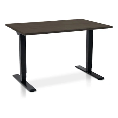 Afbeelding van MRC COMFORT elektrisch zit sta bureau 140x80 bruin eiken
