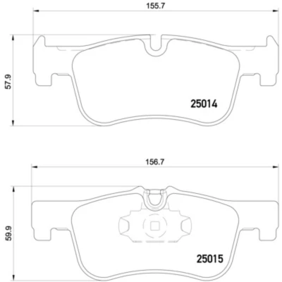 Afbeelding van Brembo Remblokset P 06 078