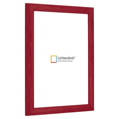 Afbeelding van Fotolijst Hout Rood 18x32 cm