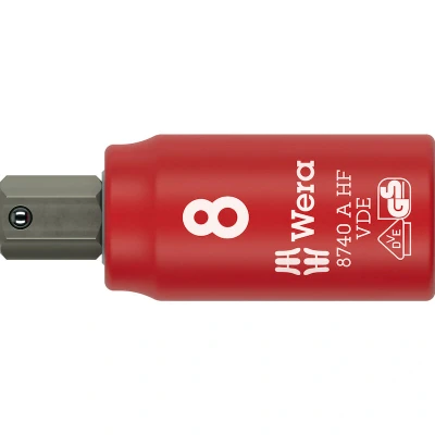 Afbeelding van Wera 05005904001 8740 B VDE HF Zyklop Bitdop Geïsoleerd 1/4&quot; 8 Mm