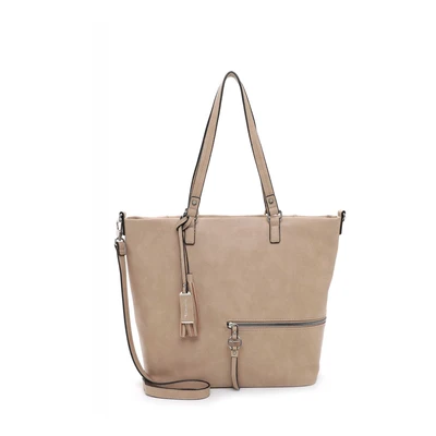 Afbeelding van Tamaris TAS NELE Shopper, Dames, Maat: One Size, Taupe