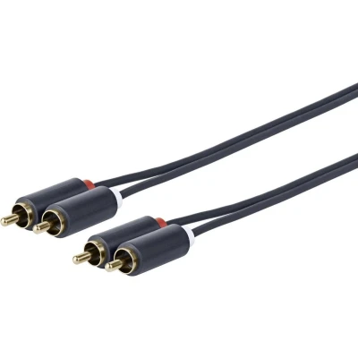Afbeelding van VivoLink PRORCARCA1 audio kabel 1 m 2 x RCA Zwart
