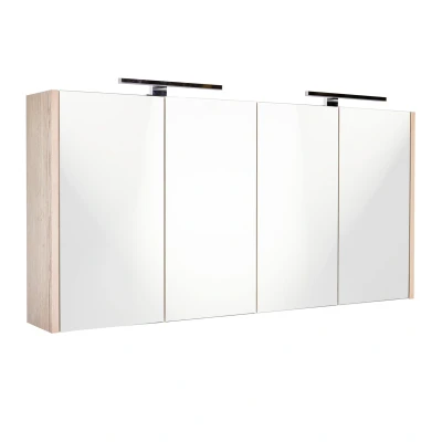Afbeelding van Best Design Happy spiegelkast met 2 x verlichting mdf 120x60 cm Hali