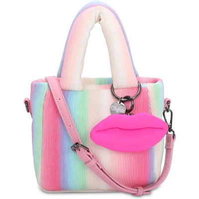 Afbeelding van Buffalo Boxy10 Pleated Rainbow, avondtas voor dames, Regenboog