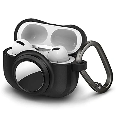 Afbeelding van Spigen Tag Armor Duo Ontworpen voor Airpods Pro and AirTag Case Cover Mat zwart
