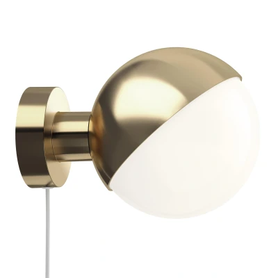 Afbeelding van Louis Poulsen VL Studio wandlamp met stekker messing