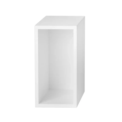 Afbeelding van Muuto Stacked 2.0 kast met achterwand klein wit