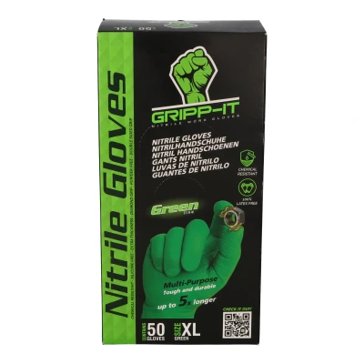 Afbeelding van Gripp It Nitril Handschoenen Groen Extra Large (10) 50 stuks