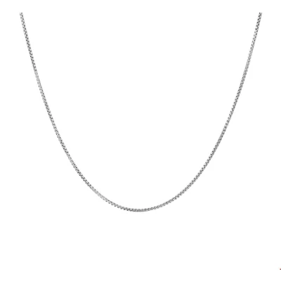 Afbeelding van Zilver Gerhodineerde Collier venetiaans bol 0 1329030 38 cm