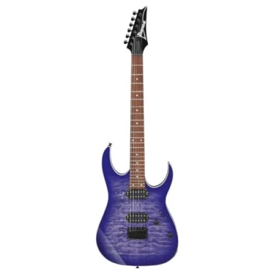 Afbeelding van Ibanez RG421QM Cerulean Blue Burst elektrische gitaar