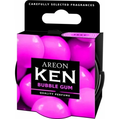 Afbeelding van AREON Ken Auto Luchtverfrisser Bubble Gum Tin Verstelbare Geventileerde Deksel Multi Pack van 2