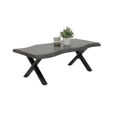 Afbeelding van HELA Salontafel GERD Boomrand look, breedte 110 cm