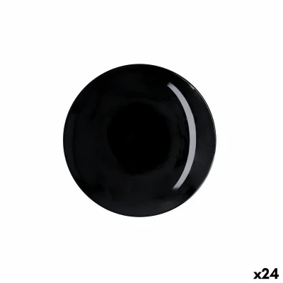 Afbeelding van Dessertbord Quid Select Basic Zwart Melamine Ø 20 cm (24 Stuks)