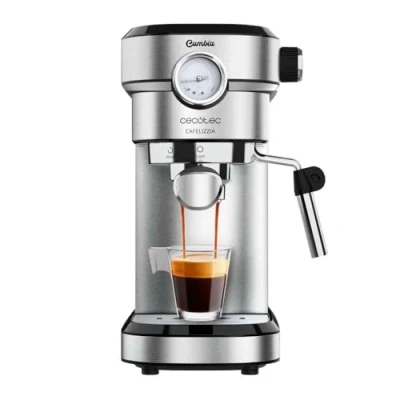 Afbeelding van Cecotec Espressomachine Cafelizzia 790 Steel Pro. 1350 W, Voor espresso en cappuccino, Snelle opwarming door Thermoblock, 20 bar