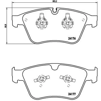 Afbeelding van Brembo Remblokset P 50 105