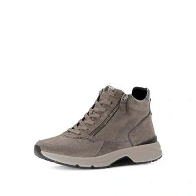 Afbeelding van Dames Veterschoenen Gabor 56.887.30 Rolling Soft Taupe Maat 6½