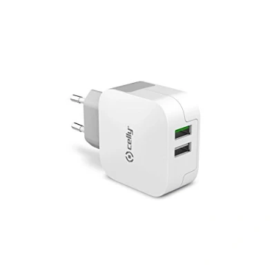 Afbeelding van Celly Thuislader 2 USB 3.4A Wit