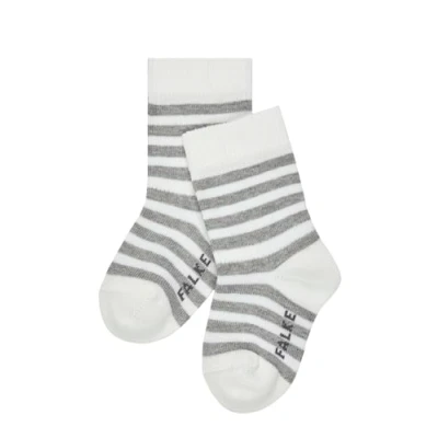 Afbeelding van Falke Stripe Sokken voor kinderen, Maat: 74/80, Off white