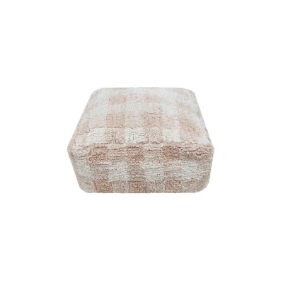 Afbeelding van Lorena Canals Poef Vichy Roze Little Chefs