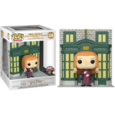 Afbeelding van Funko Ginny Weasley / Wemel met Flourish and Blotts Pop! Deluxe Harry Potter Figuur