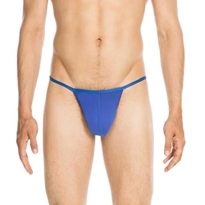 Afbeelding van HOM Plume g string (1 pack) heren blauw Maat: XXL