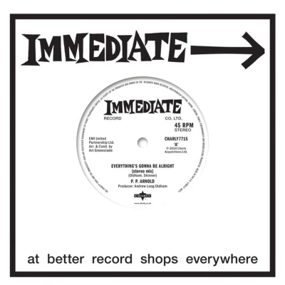 Afbeelding van P.P. Arnold Everything Is Gonna Be Alright / (Remix) (7&quot; Vinyl Single)