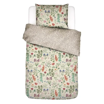 Afbeelding van Essenza Marigold dekbedovertrek 1 persoons (140x200/220 cm + sloop) Off White
