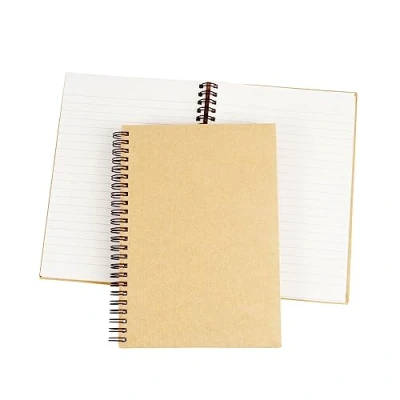 Afbeelding van Creotime Notitieboek Spiraal Gebonden A5 Bruin/wit