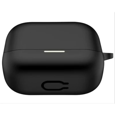 Afbeelding van GIOPUEY Cilicone hoes compatibel met Anker Soundcore K20i, ultradunne zachte hoes, slim fit, anti val, niet gemakkelijk te vuil zwart
