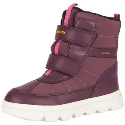Afbeelding van Geox Meisje J Willaboom Girl B A enkellaars, prune, 36 EU