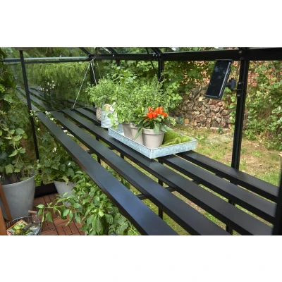Afbeelding van Halls kweektafel Qube, geïntegreerd zwart gecoat