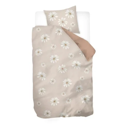 Afbeelding van Snoozing Zjolie Dekbedovertrek Eenpersoons 140x200/220 cm + 1 sloop) Zand