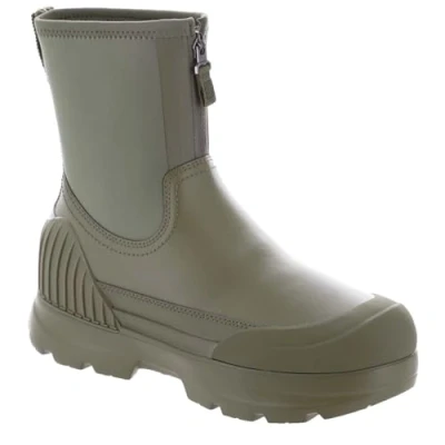 Afbeelding van UGG Neumel ZIP Enkellaarsjes met plateauzool, Dames, Maat: 38, Burnt olive/shaded clover Leer/ synthetisch