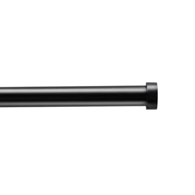 Afbeelding van ACAZA Lange Gordijnroede, Uitschuifbare Gordijn Rail, Stang 240 360cm, Zwart