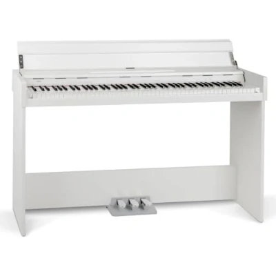 Afbeelding van FunKey DP 1088 WM Digitale piano Slank toetsenbord 88 snelheidsgevoelige toetsen en 3 pedalen 20 geluiden Geïntegreerde stereoluidsprekers 2 koptelefoonaansluitingen Wit mat